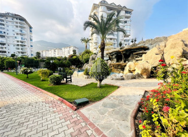 Furnished apartment, 1 + 1 layout, in a cozy residence with rich facilities, Cikcilli, Alanya, 90 m2 ID-10037 фото-1