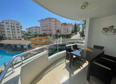 Furnished apartment, 1 + 1 layout, in a cozy residence with rich facilities, Cikcilli, Alanya, 90 m2 ID-10037 фото-11