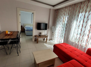 One bedroom apartment, furnished and equipped, just 300 meters from Oba beach, Alanya ID-10043 фото-2