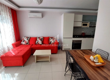 One bedroom apartment, furnished and equipped, just 300 meters from Oba beach, Alanya ID-10043 фото-3