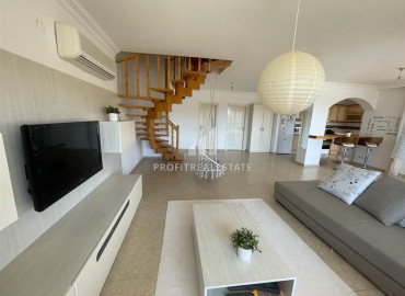 Furnished three-bedroom duplex, 180m², in a cozy residence in Alanya - Kargicak ID-10047 фото-6
