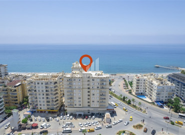 Трехкомнатные апартаменты с видом на море, в 50 метрах от моря, Тосмур, Аланья, 120 м2 ID-10071 фото-1