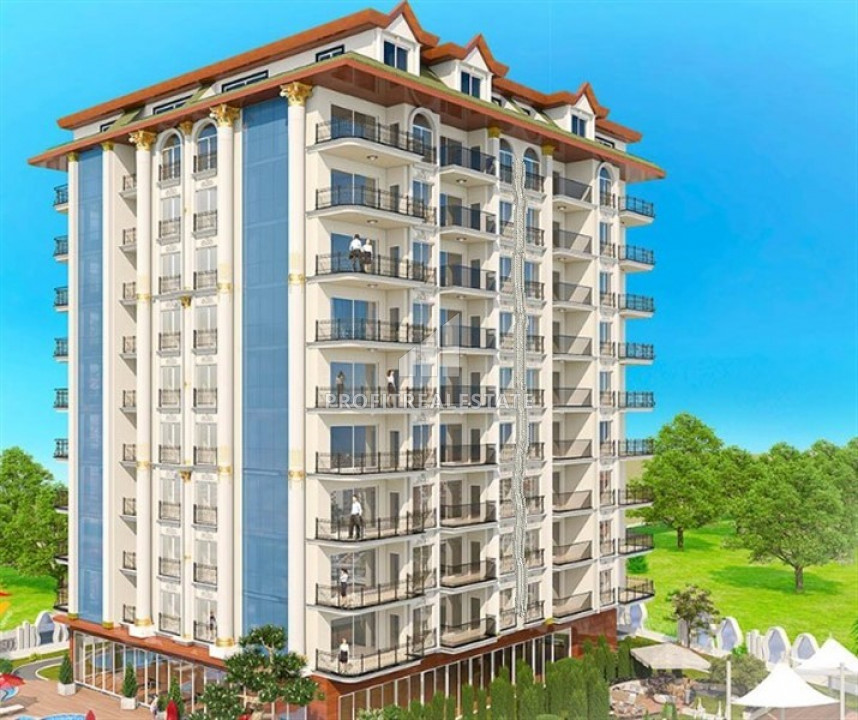 Двухкомнатная квартира, 53м², в элитном комплексе на этапе строительства в центре Алании, у пляжа Кейкубат ID-10080 фото-1