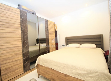 Уютная двухкомнатная квартира в новом элитном комплексе в 150м от центра Махмутлара ID-10105 фото-12