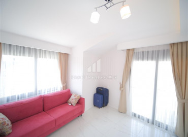 Меблированные двухуровневые апартаменты 2+1, в 300 метрах от пляжа Кейкубат, Аланья ID-10112 фото-11