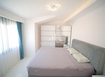 Меблированные двухуровневые апартаменты 2+1, в 300 метрах от пляжа Кейкубат, Аланья ID-10112 фото-14