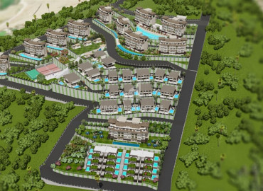 Масштабный инвестиционный проект фешенебельной резиденции а районе Алании - Каргыджак ID-10120 фото-3