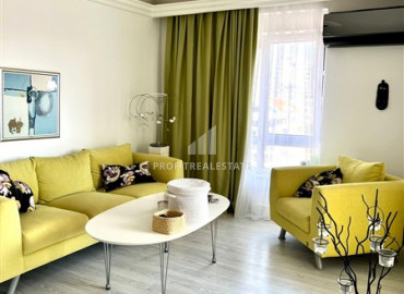 Стильная двухкомнатная квартира, 70м² в уютном комплексе в Джикджилли, Алания ID-10212 фото-3
