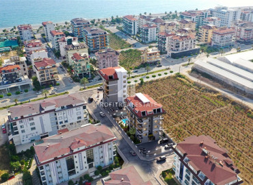Инвестиционная недвижимость на этапе строительства, в 250 метрах от моря, Кестель, Аланья,  51-155 м2 ID-10217 фото-4