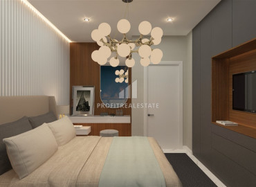 Квартира с одной спальней, 58м², в новом проект в центре Алании, у пляжа Клеопатры ID-10222 фото-17