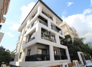 Меблированная двухкомнатная квартира, 50м², в новой резиденции, в центре Алании, в 250м от моря ID-10223 фото-1