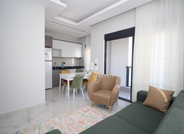 Меблированная двухкомнатная квартира, 50м², в новой резиденции, в центре Алании, в 250м от моря ID-10223 фото-4