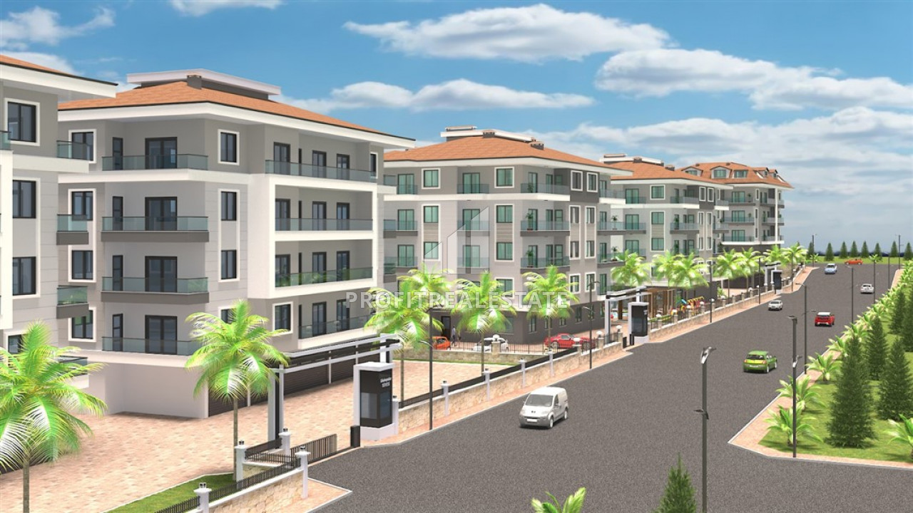 Трехкомнатные квартиры, 106м² в новом проекте с инфраструктурой в районе Алании Паяллар ID-10227 фото-1