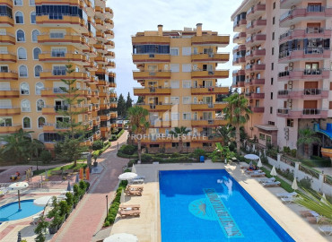 Large furnished two bedroom apartment, 125m², in Mahmutlar with sea view ID-10253 фото-1