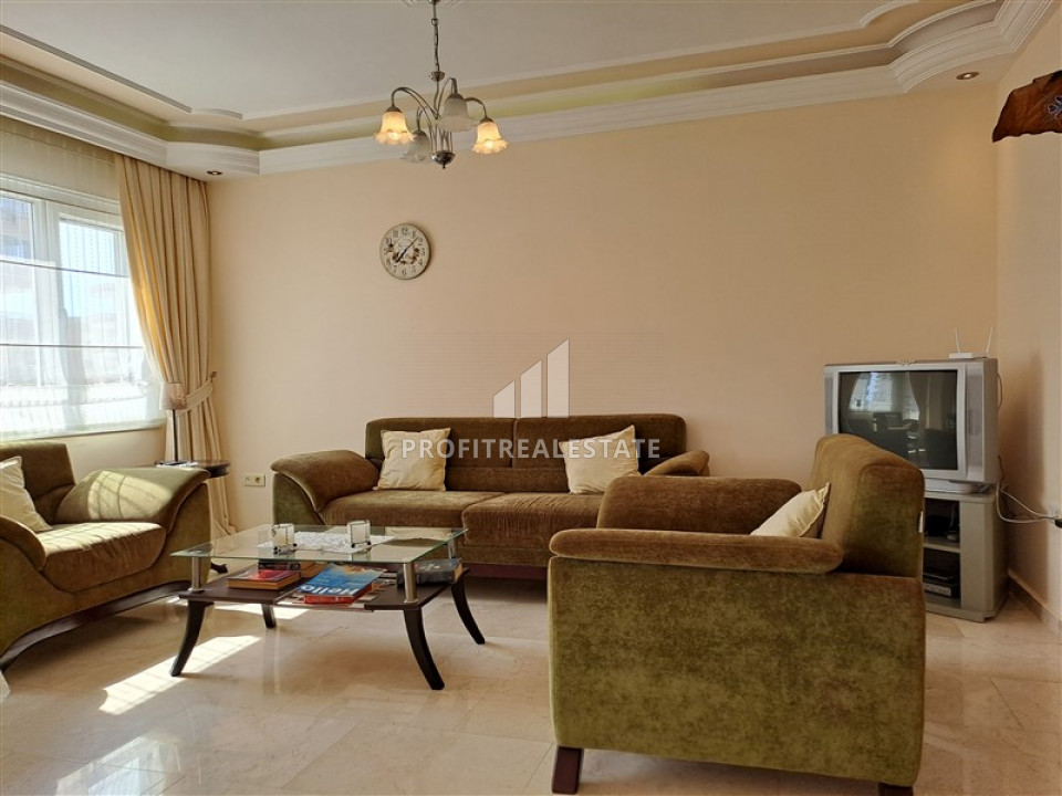 Large furnished two bedroom apartment, 125m², in Mahmutlar with sea view ID-10253 фото-2