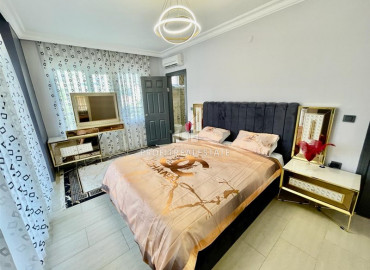 Квартира 2+1, 110м², с дизайнерским интерьером у вторничного рынка в Махмутларе, в 550м от моря ID-10282 фото-16