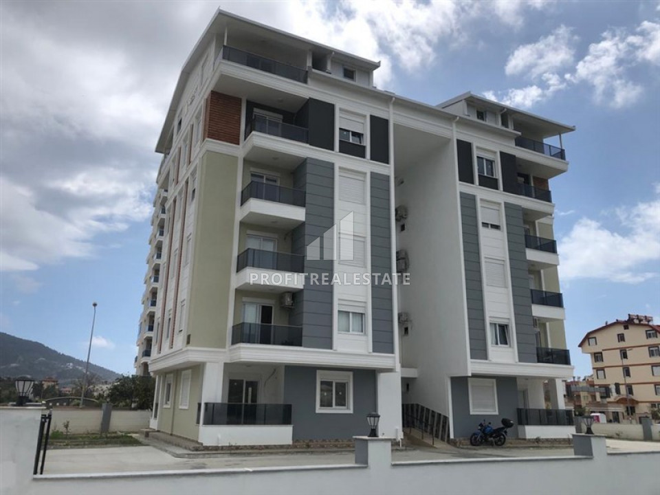 Меблированная квартира 1+1, 55м², в новом комплексе, в 1000м от моря в районе Газипаша, Алания ID-10296 фото-1