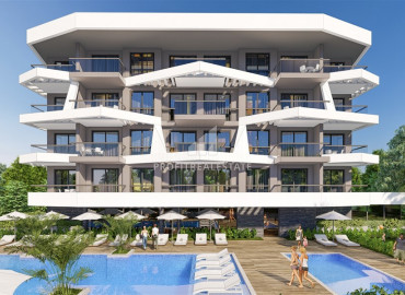 New real estate by the sea in installments from the developer, Alanya, Oba, 54-111 m2 ID-10338 фото-5