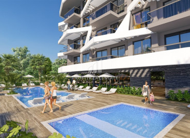 New real estate by the sea in installments from the developer, Alanya, Oba, 54-111 m2 ID-10338 фото-6