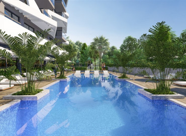 New real estate by the sea in installments from the developer, Alanya, Oba, 54-111 m2 ID-10338 фото-7
