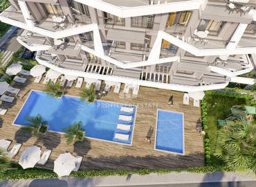 New real estate by the sea in installments from the developer, Alanya, Oba, 54-111 m2 ID-10338 фото-8