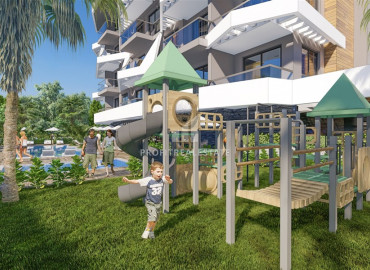 New real estate by the sea in installments from the developer, Alanya, Oba, 54-111 m2 ID-10338 фото-10