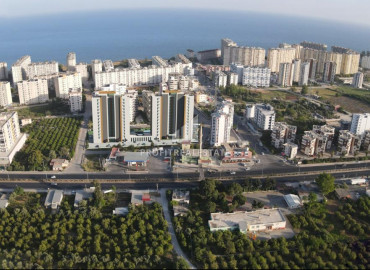 Апартаменты 1+1 и 2+1, 75-120м², в строящейся элитной резиденции в районе Мерсина - Томюк ID-10344 фото-2