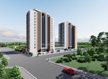 Двухкомнатные и трехкомнатные квартиры, 75-120м², в строящейся элитной резиденции в районе Мерсина - Томюк ID-10344 фото-8