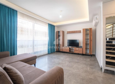 Furnished duplex 2 + 1, 90m² in a new residence in the very center of Alanya, 80 meters from Cleopatra Beach ID-10352 фото-2