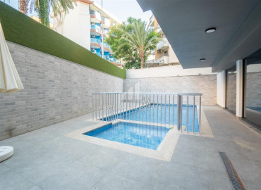 Furnished duplex 2 + 1, 90m² in a new residence in the very center of Alanya, 80 meters from Cleopatra Beach ID-10352 фото-16