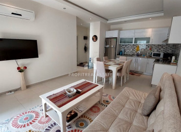 Меблированная квартира 1+1, 70м², в комплексе премиум класса в 600м от пляжа Инжекум в Авсалларе ID-10362 фото-1