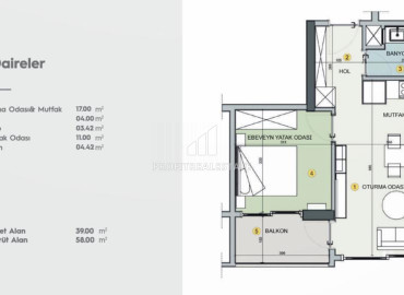 Масштабный проект для ваших инвестиций: апартаменты 58-170м², в районе Мерсина - Чешмели ID-10366 фото-9