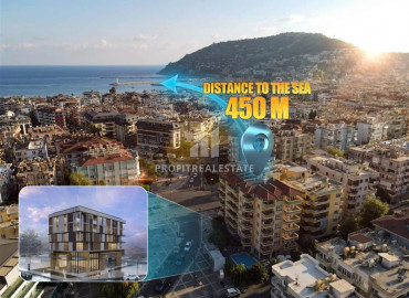 Инвестиционный проект: апартаменты 1+1, 49м², в центре Алании, 450м от моря ID-10390 фото-2