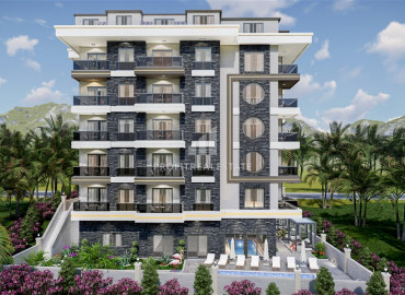 One bedroom apartment, 55m², in a residence with facilities, in Mahmutlar, Alanya ID-10422 фото-3