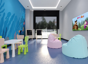 One bedroom apartment, 55m², in a residence with facilities, in Mahmutlar, Alanya ID-10422 фото-14