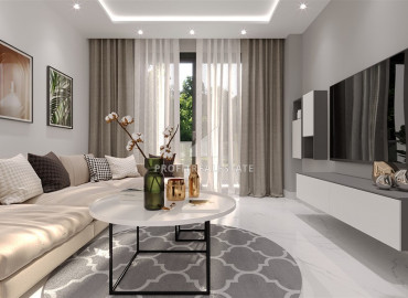 One bedroom apartment, 55m², in a residence with facilities, in Mahmutlar, Alanya ID-10422 фото-17