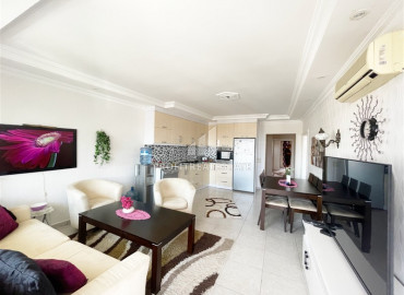 Spacious two bedroom apartment, 110m², in a cozy residence 500m from the sea in Alanya Tosmur ID-10430 фото-1