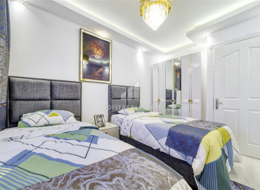 Апартаменты 2+1, с дизайнерским внутренним интерьером, по выгодной цене, Демирташ, Аланья, 90 м2 ID-10447 фото-11