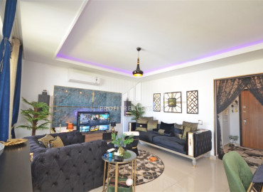 Two bedroom duplex, 115m², with a designer interior in a cozy residence in Alanya Demirtas ID-10468 фото-4