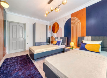 Apartment 2 + 1, 125m², with an interior from a designer, with a view of the mountains, in the center of Mahmutlar, 300m from the sea ID-10481 фото-11