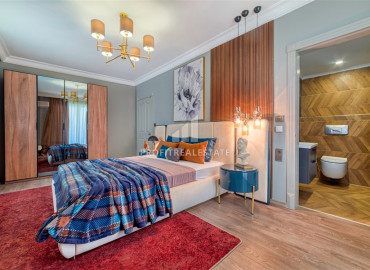 Apartment 2 + 1, 125m², with an interior from a designer, with a view of the mountains, in the center of Mahmutlar, 300m from the sea ID-10481 фото-13