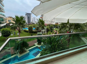 Furnished one-bedroom apartment in a well-maintained residential residence in Oba, Alanya, 86 m2 ID-10528 фото-8