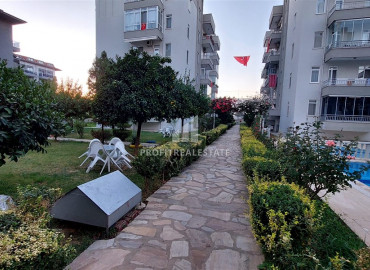 Two bedroom apartment, equipped with furniture and appliances, 200 meters from Oba beach, Alanya ID-10565 фото-1