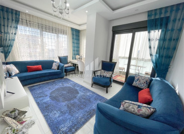 Bright two bedroom apartment with a separate kitchen in the center of Alanya ID-10584 фото-6