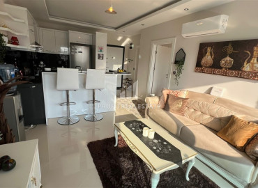 Elegant one bedroom apartment 55m² 300 meters from the sea in Oba, Alanya ID-10588 фото-10