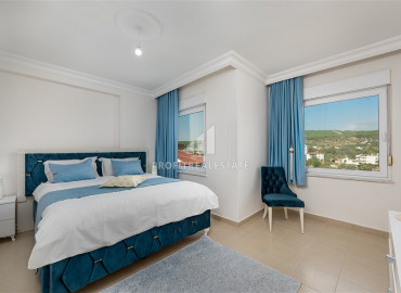 Меблированный дуплекс с тремя спальнями и потрясающими панорамными пейзажами, в Авсалларе, Аланья, 175 м2 ID-10603 фото-5