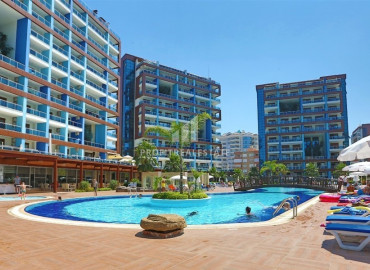 Furnished one-bedroom apartment with stylish design in Cikcili, Alanya ID-10598 фото-1