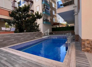 One-bedroom furnished apartment with a glazed balcony 250 meters from Cleopatra beach, Alanya ID-10622 фото-1