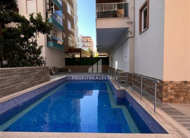 One-bedroom furnished apartment with a glazed balcony 250 meters from Cleopatra beach, Alanya ID-10622 фото-13