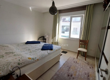 Стильная двухкомнатная квартира с мебелью и застекленным балконом в Джикджилли, Аланья ID-10637 фото-5